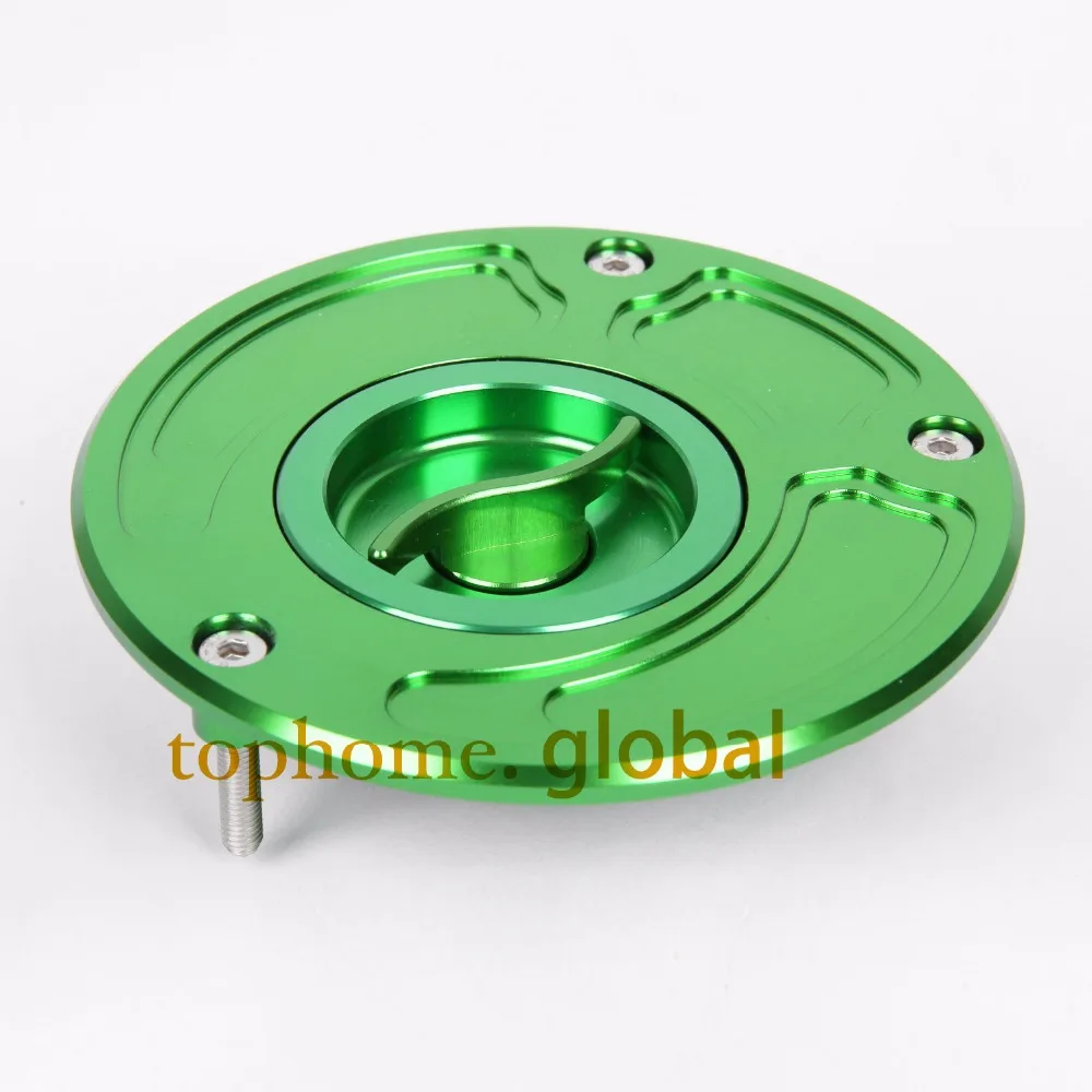

For Kawasaki ZX-10R ZX10R 2004 - 2005 CNC Fuel Gas Tank Cap Cover Aluminum Keyless Motorcycle Accessories