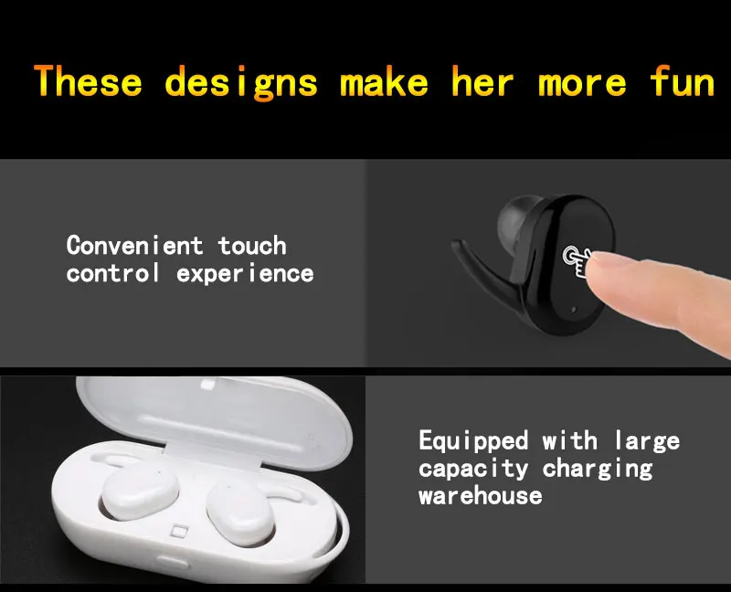 Touch two V4.1 wireless headset 7
