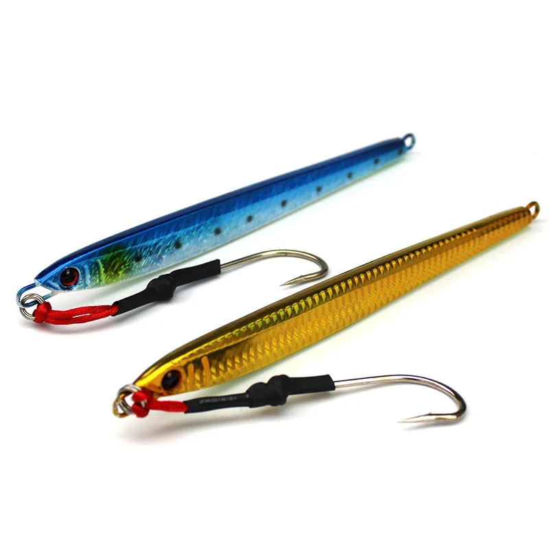 Fishing Tackle 1pc 200g Metal Jigging Spoon Artificial Bait Sea Fishing