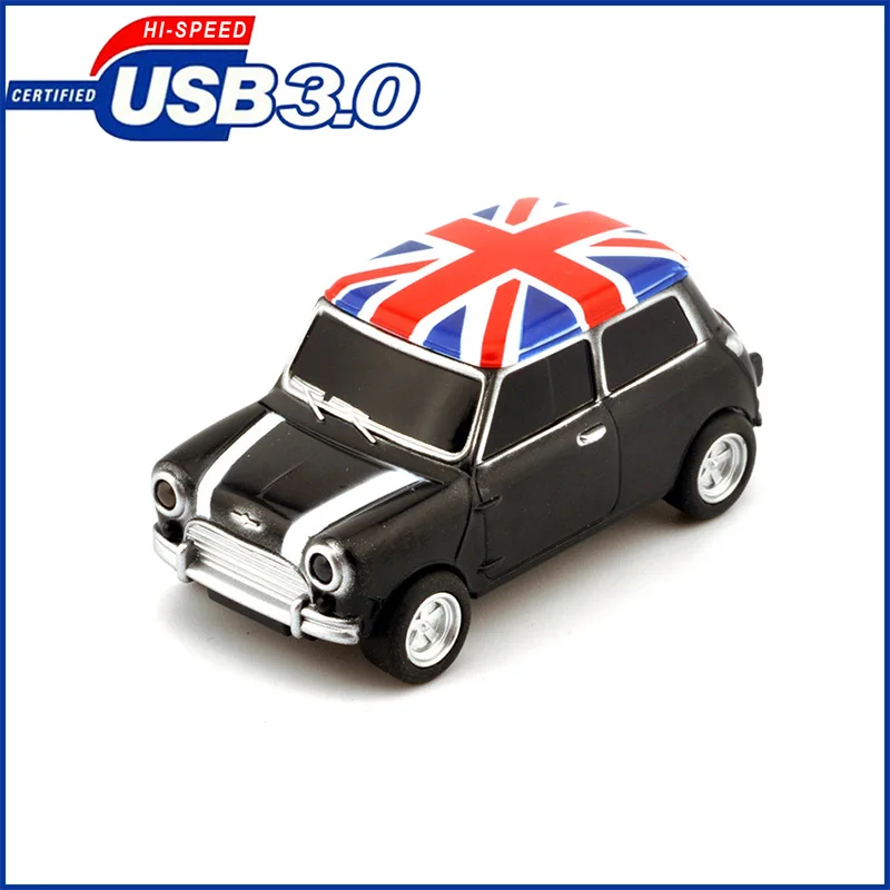 Usb 3,0 скоростной флеш-накопитель Mini Cooper Beetle, автомобильный usb флеш-накопитель, флеш-накопитель, 4 ГБ, 8 ГБ, 16 ГБ, 32 ГБ, 64 ГБ, флеш-накопитель, подарок - Цвет: MINI Black