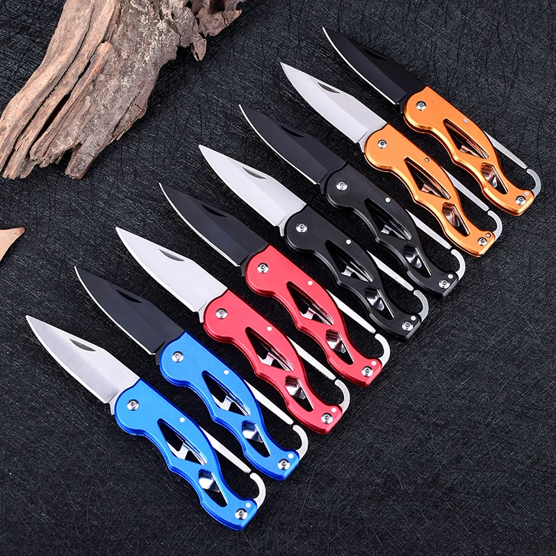 Portable Pocket Knife Survival Rescue Mini Folding Knife Camping Mini Peeler Keychain Tactical