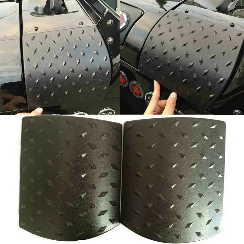 

2x ABS Black Left Right Side Cowl Body Armor Cover Fit for Jeep Wrangler JK Rubicon Accessories Durable Black Cowl Body Armor