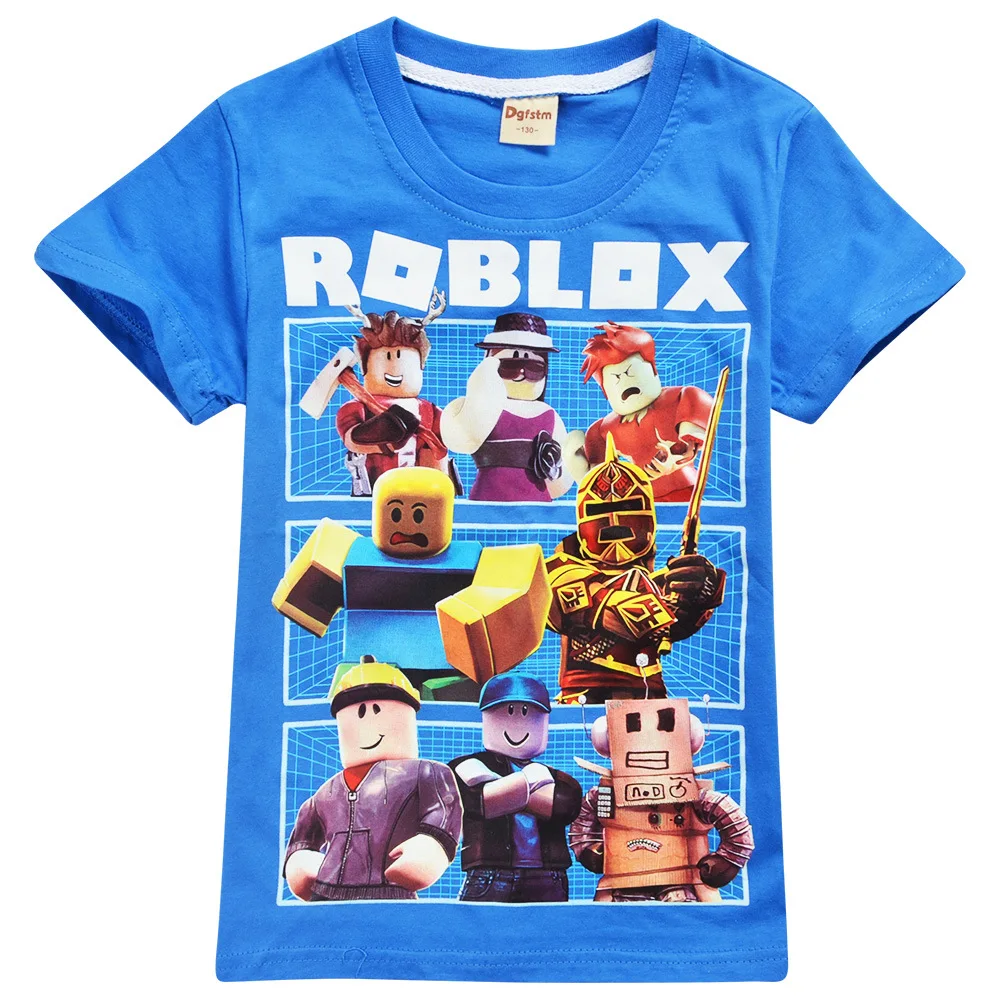 Boys Girls 3d Cartoon Minecraft Roblox T Shirt For Kids Tee Tops Clothes Children Summer Clothing Cotton Costume T Shirts Aliexpress - minecraft pocket edition t shirt youtuber roblox roblox tee