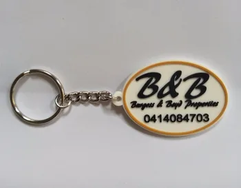 

PVC Custom Keychain Promotional Company promotional keyring Plastic Leather Key chain Customized Logo Keys llavero pvc empresa