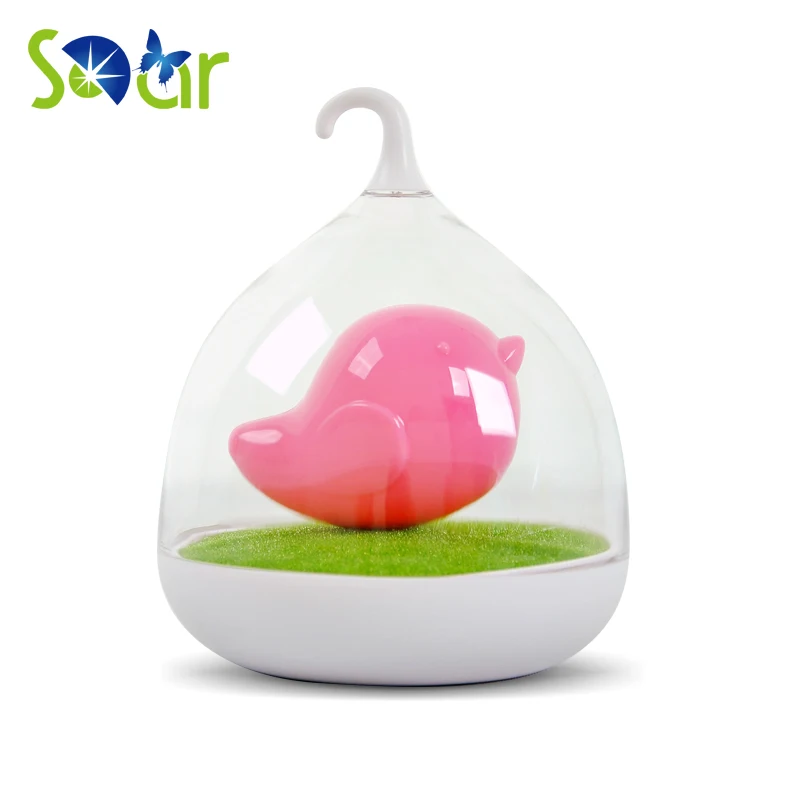 Creative Birdcage Lamp USB Rechargeable Bird Cage Night Light With