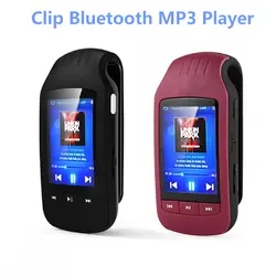 Клип Спорт Bluetooth mp3 плеер 8 ГБ HOTT 1037 Шагомер Bluetooth FM радио w/TF слот для карты стерео музыкальный плеер 1,8 ЖК-экран