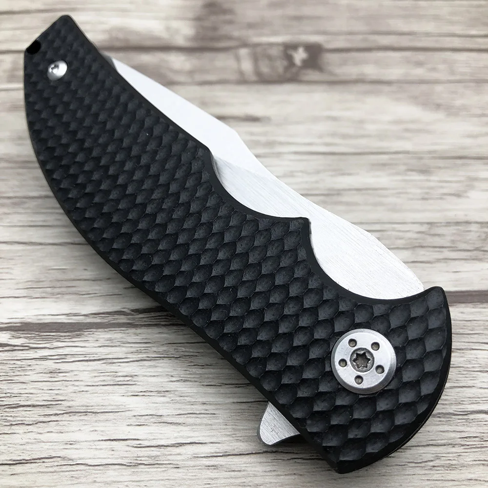 ZZSQ ZT0606 тактический складной нож 8cr13mov лезвие G10 деревянная ручка для кемпинга выживания карманные ножи шарикоподшипник Открытый Инструменты