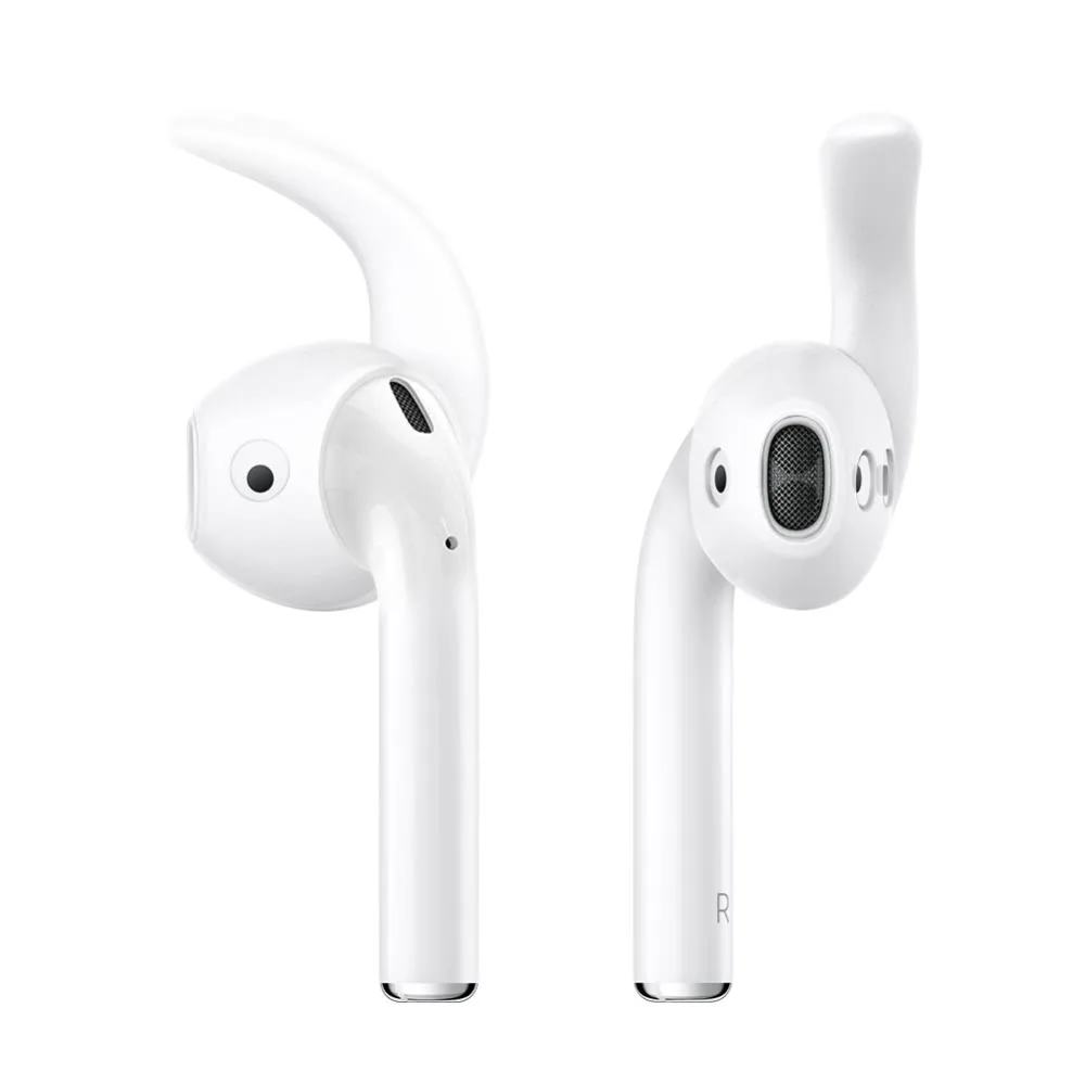 Earphone Case for AirPods Replacement Soft Silicone Antislip Ear Hook Earbuds Tips for Apple EarPods and AirPods 3 Pairs S/M/L