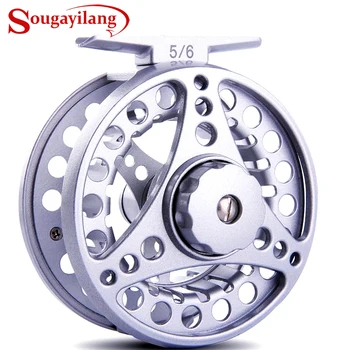 

Sougayilang 2+1BB Fly Fishing Reel with Ultralight Aluminium Left Rigth Hand Exchange 5/6 WT Fly Reels