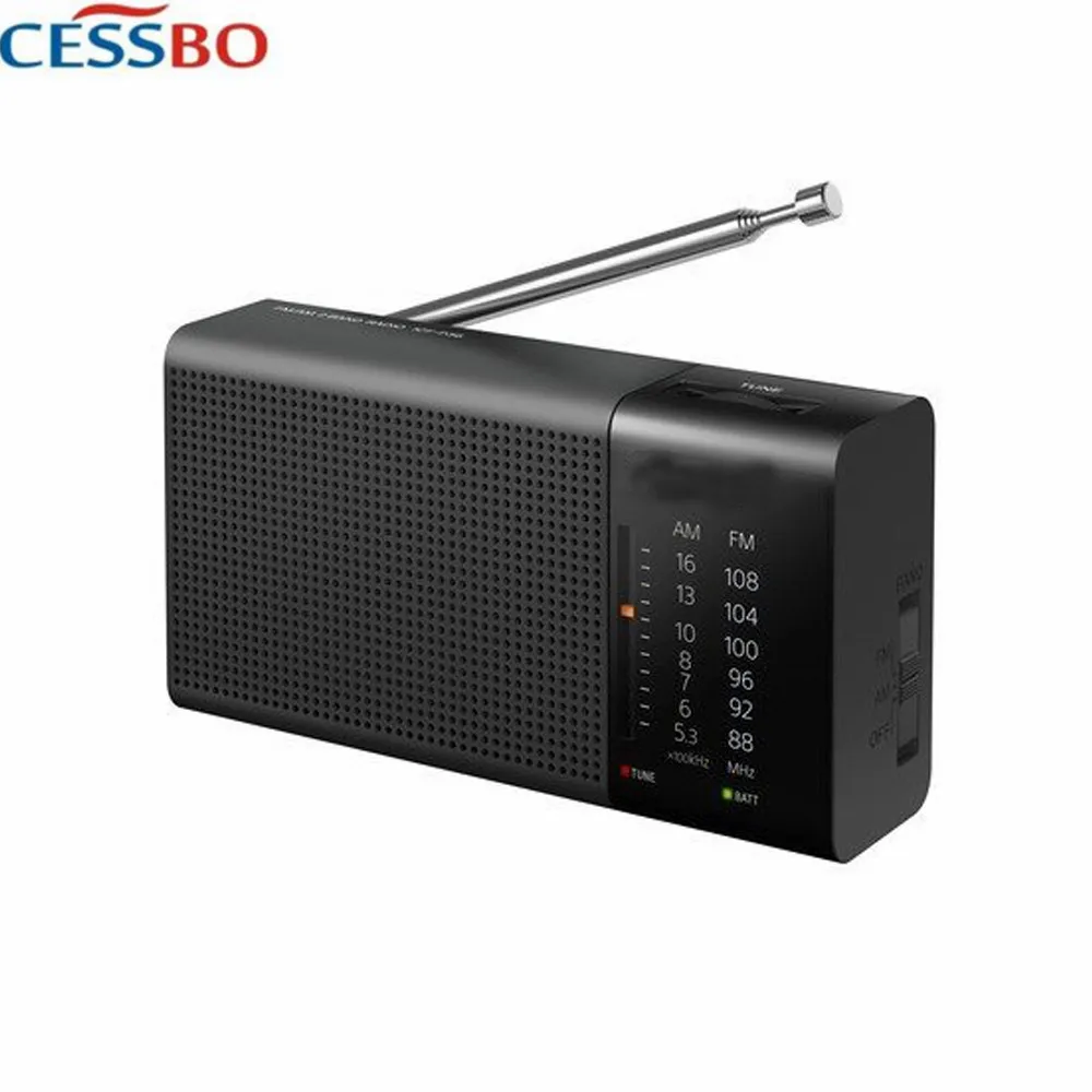 

High Quality Portable Digital Radio FM AM Speaker Music Player Built-In Speaker with 3.5mm Earphones Port AM FM Radio Free Ship