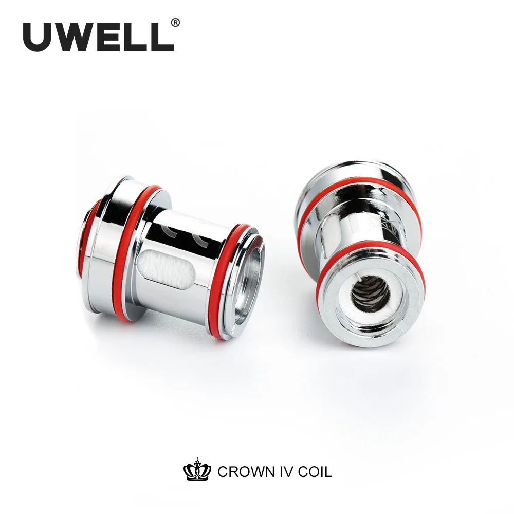 UWELL 5 упаковок Crown 4(Crown IV) 0,2/0,23/Ом катушка двойной SS904L и сетка UN2 катушка головка Crown 4 танк электронная сигарета ядро