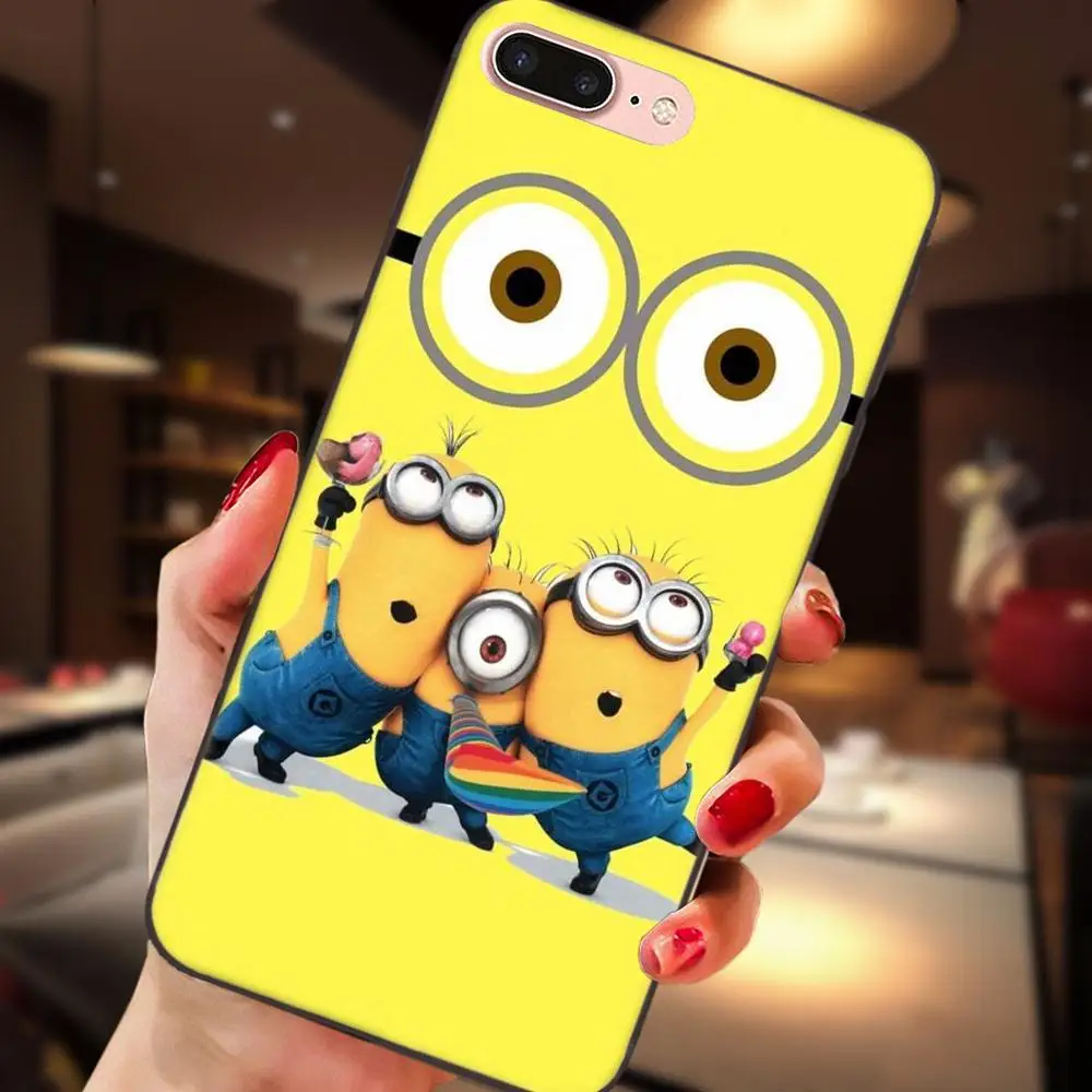 Мотоцикл Миньоны для huawei Честь mate Note 6s 8 9 10 20 Lite Play Pro P smart Coque чехол телефона черный