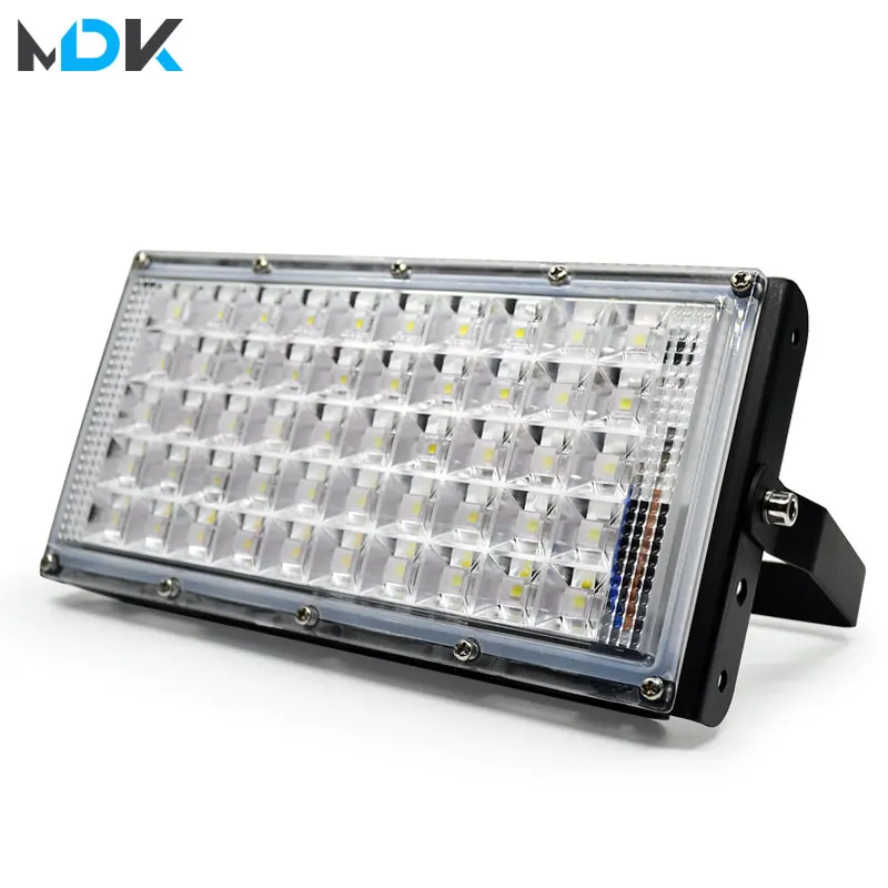 Levou ao ar Iluminação do Jardim Luz de Inundação Livre Holofotes Refletor Holofote Ip66 50 w Lâmpada da Arruela da Parede Impermeável 220 v Smd