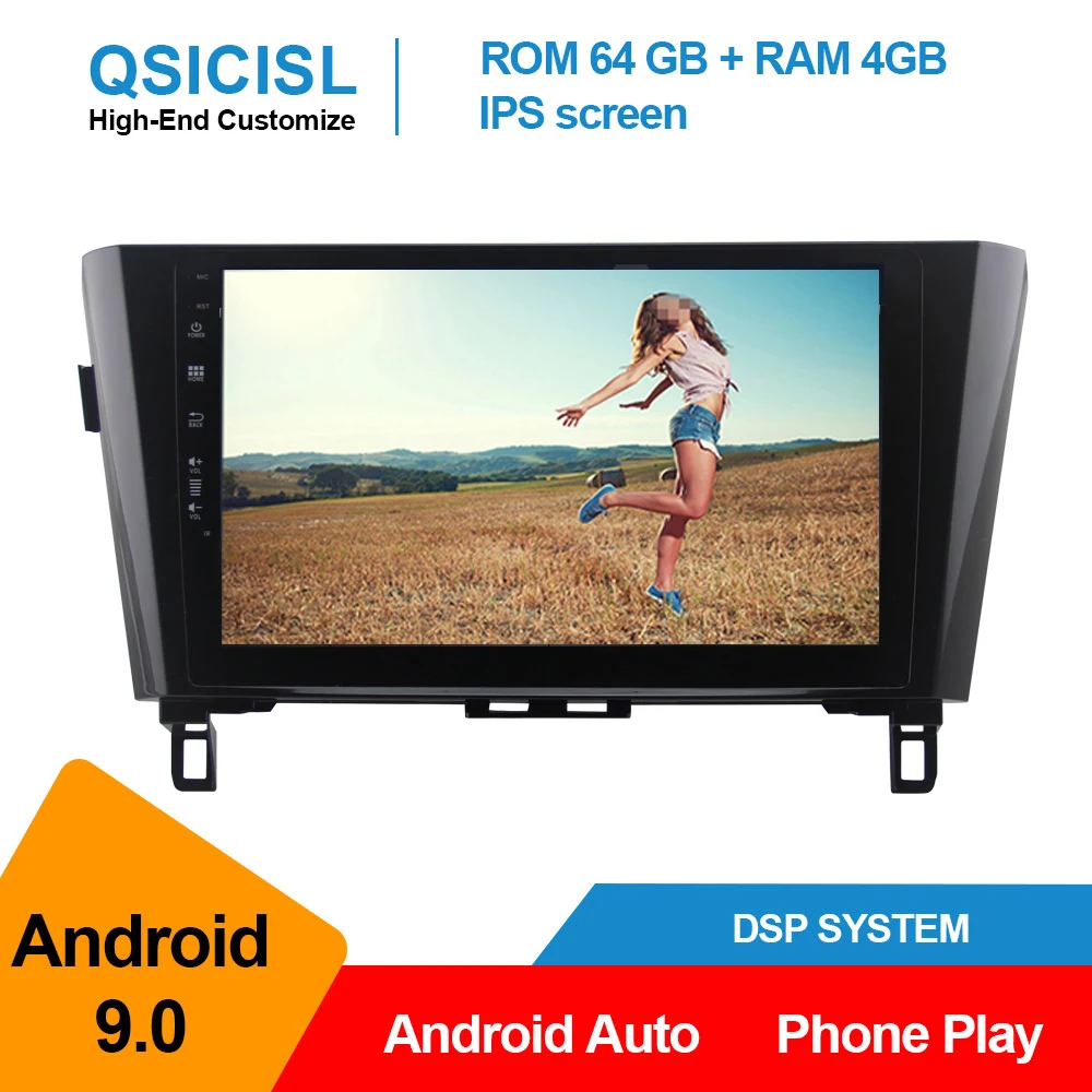 

android 9.0 IPS 10.1" car dvd gps multimedia player for Nissan X-Trail 2014 headunit 2 din car radio multimedia swc mirror link