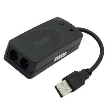 

USB 56K External Dial Up Fax Data V.90 V.92 Modem Window 7 XP Vista Win 8