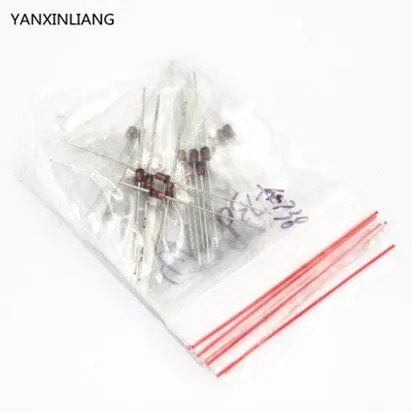 Cheap 1W Zener diode 3.3V-30V 14valuesX5pcs=70pcsElectronic Components PackageZener diode Assorted Kit