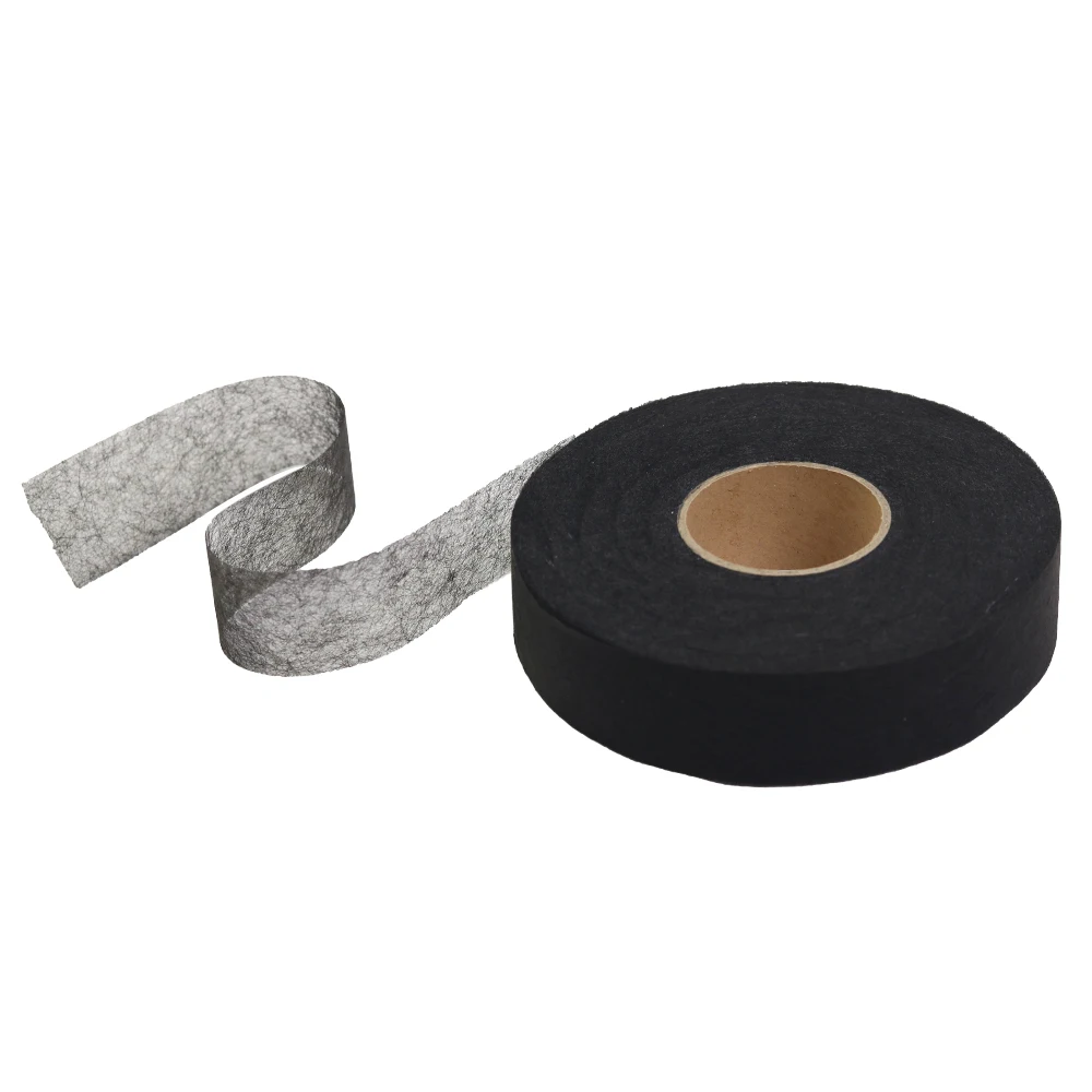 Rollo de cintas de dobladillo para planchar, accesorios de costura de  encaje, doble cara, 100m - AliExpress