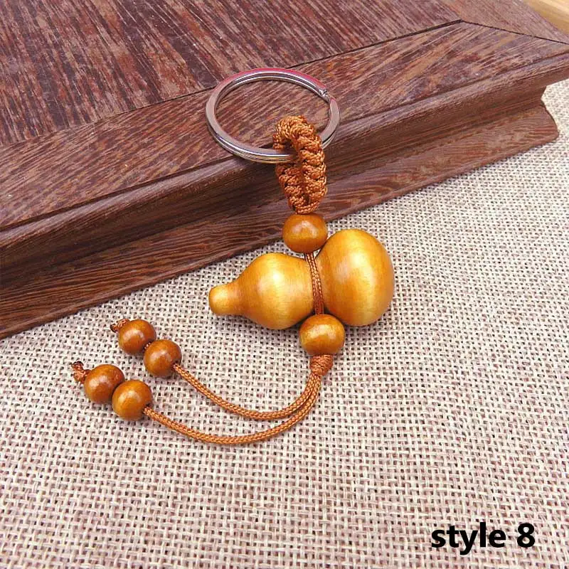 style 8 Древняя подвеска на удачу монета 1 шт. кулон декоративные аксессуары для автомобиля брелок пять деньги императора медные монеты красный китайский узел - Цвет: style 8