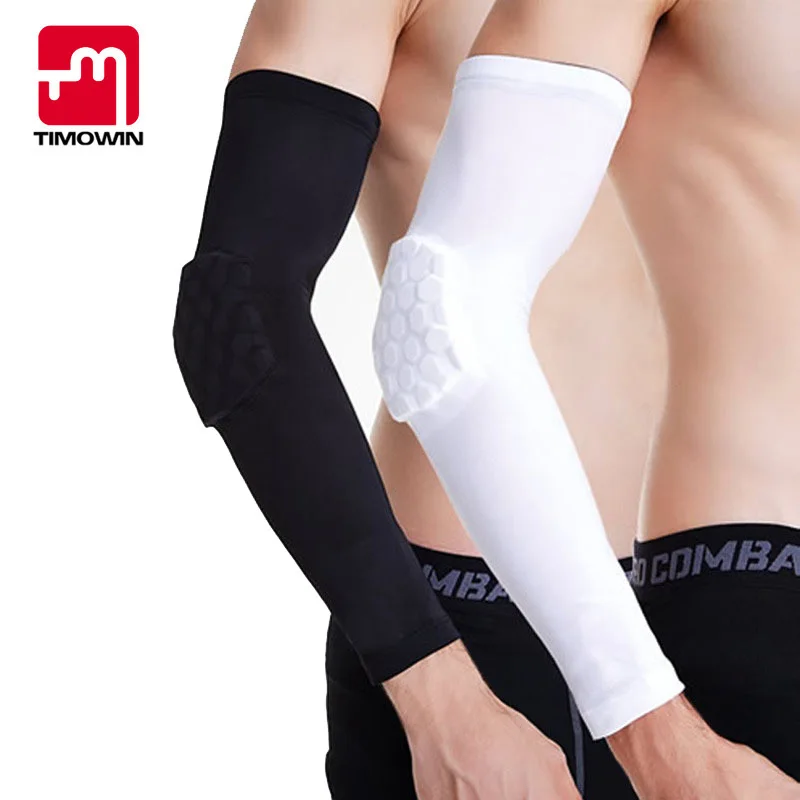 

Timowin 1 Piece Arm Protector Cycling Arm Sleeve Crashproof Long Sleeve Gear Honeycomb Elbow & Knee Pads Sports Safety Arm Guard