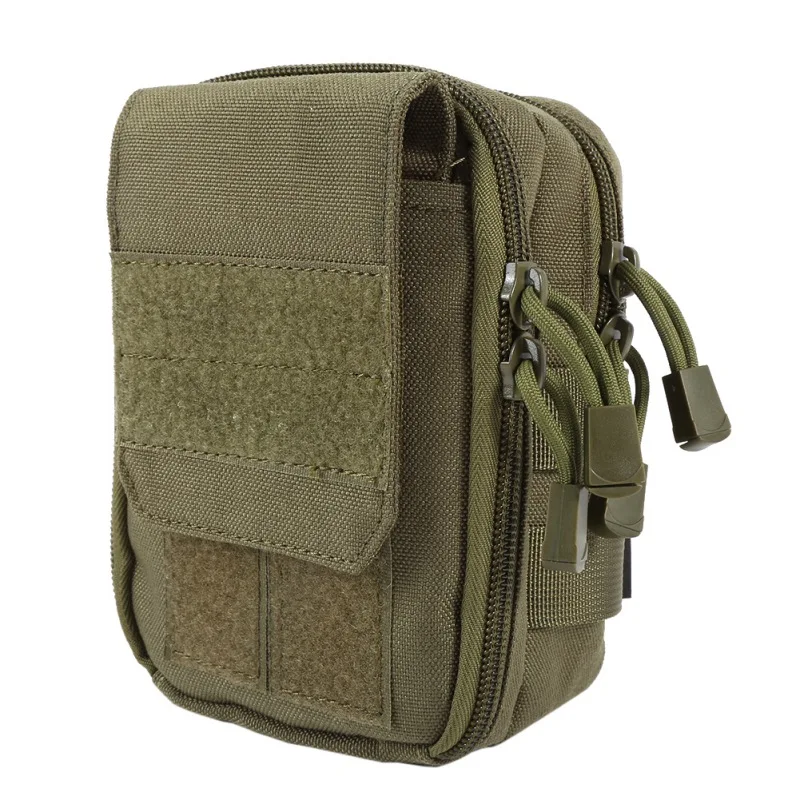 

Outdoor Multifunctional 600D Nylon Waist Bag Durable EDC Tool Belt Molle Pouch Camping Zipper Waist Pack