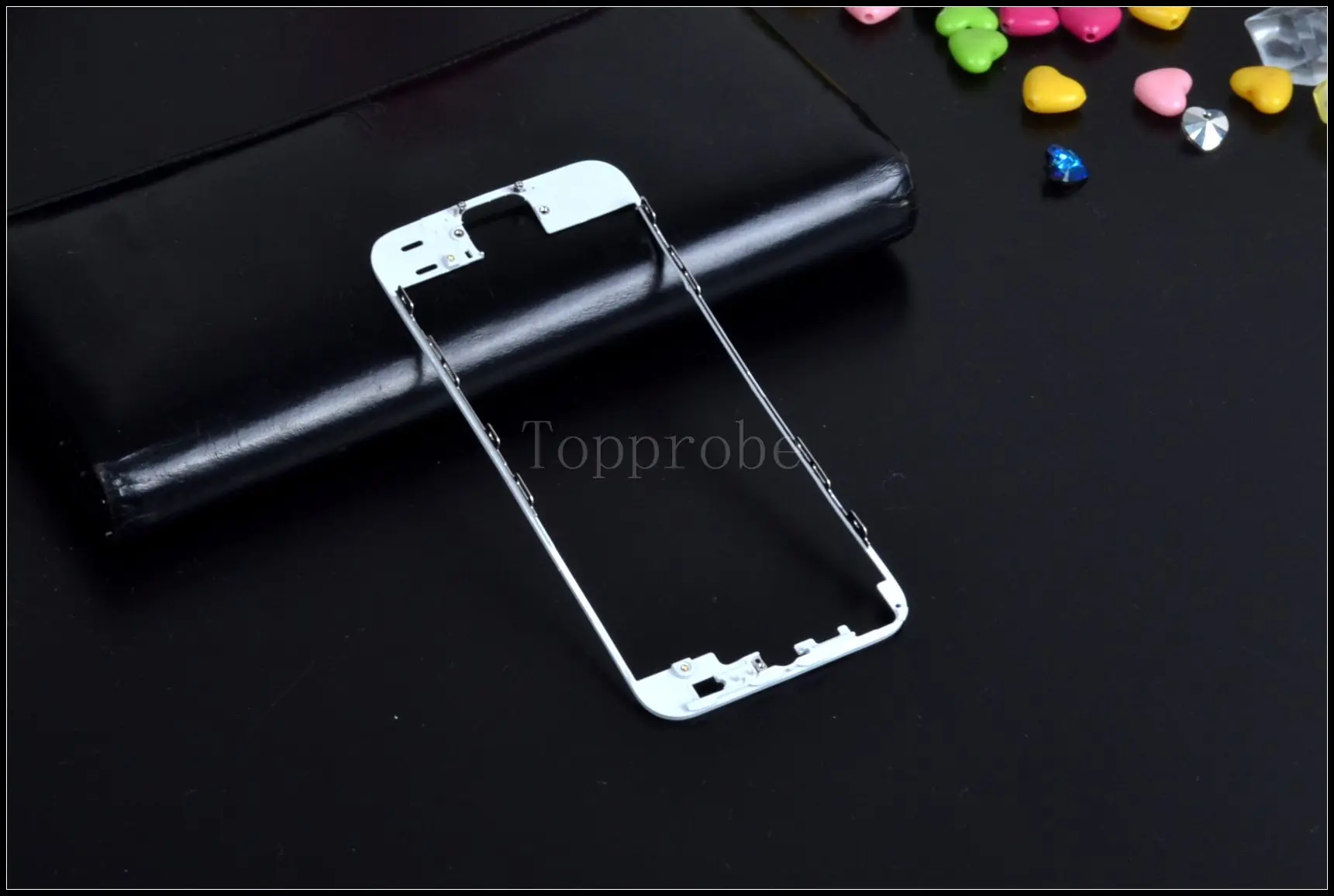Сенсорный экран Рамка для iPhone 4 4S 5 5S 5c se 6 6s 7 plus Передняя рамка Кронштейн держатель ЖК-дисплей рамка+ 3M клейкой ленты или UV горячего расплава клея