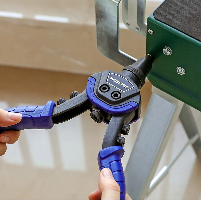 WORKPRO 10" Riveter Gun with Rivet Nut Blind Rivet Guns Home DIY Nails Gun