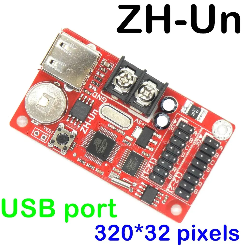 

ZH-Un USB / U-disk 320*32pixels max 20pcs led P10 module support for led panel electronic led diy kit led board display