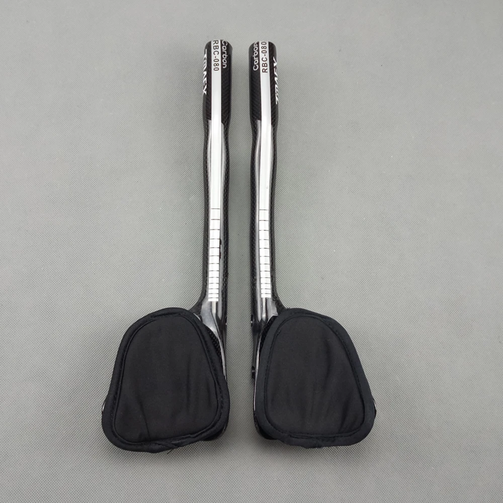 

TMAEX 3K TT Bar TT Vice Handlebar Carbon Fiber Road Bike Mountain Bike Vice TT Bar With Removeable Washable Sponge Pad 3 Colors