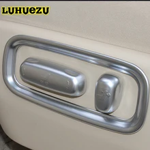 3 UNIDS Plata Asiento de Coche interruptor de Ajuste de la Cubierta Para Toyota Land Cruiser 200 FJ 200 Accesorios 2016