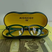 Мужские очки от Jonny Depp, зеленые оптические очки, оправа для женщин, модный фирменный дизайн, ацетат, винтажные очки, высокое качество, коробка Z081