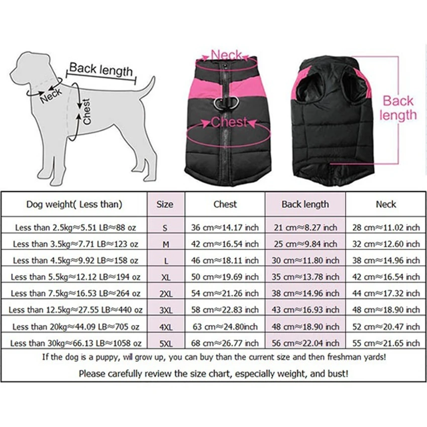 Щенок жилет куртка водонепроницаемый собака породы чихуахуа одежда утолщенная теплая зимняя одежда для собак пальто для маленьких средних и больших собак Куртки