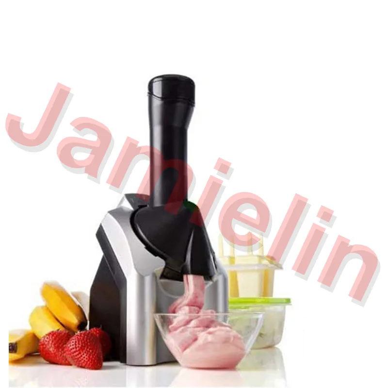 JamieLin 1.5L Electric DIY Fruit Ice Cream Machine Kitchen Tools 220-240V Ice Cream Maker Child DIY Household Ice Machine