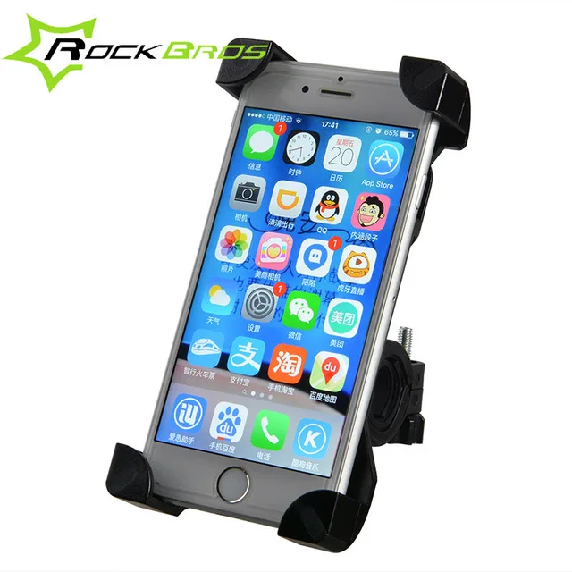 RockBros Cycling Bicycle Handlebar Phone Holder Bracket Fit 3.5-7 inch Phone