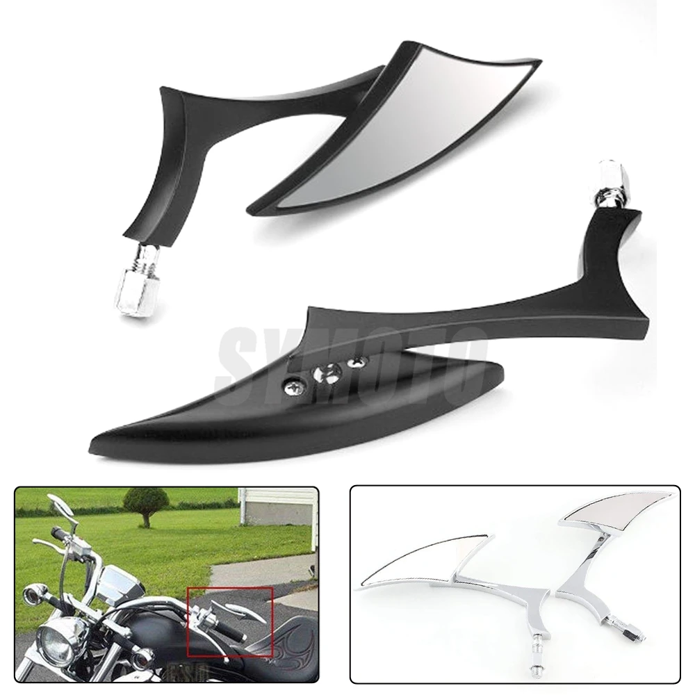 Универсальное боковое зеркало заднего вида для мотоцикла yamaha Honda Suzuki Kawasaki steed 400 600