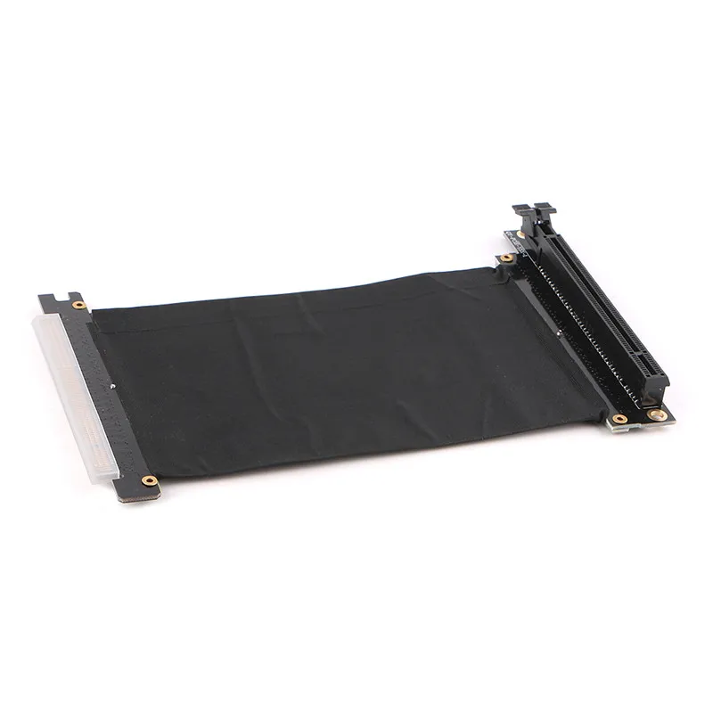 PCI Express PCI-e 3.0 16x Flexible Cable Card Extension Port Adapter High Speed Riser Card Graphics Cards Connector Cable L type
