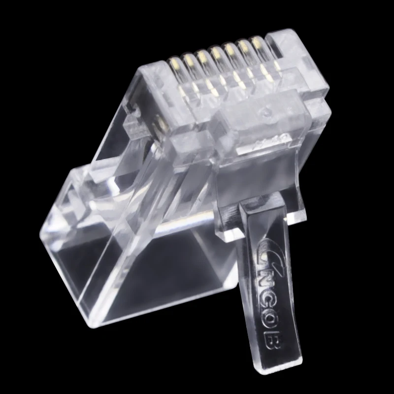 Модульный штекер cncob Cat6 RJ45 8P8C Ethernet кабель коннектор гигабитный utp Обжимной