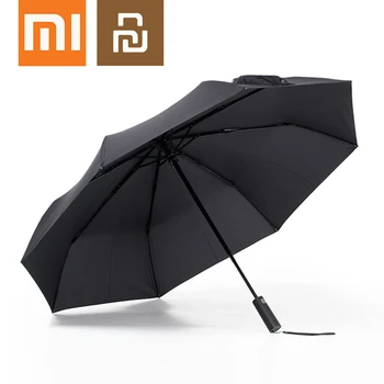 

Xiaomi Mijia Automatic Sunny Rainy Bumbershoot Aluminum Windproof Waterproof UV Parasol Man woman Summer Winter Sunshade