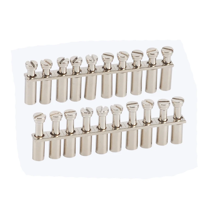 

FBI FB1 10-5 Center Contact Short Circuit Matching Din Rail Cable Terminal Blocks In Parallel Strips For UK3N UKK3 RMBKKB 2.5
