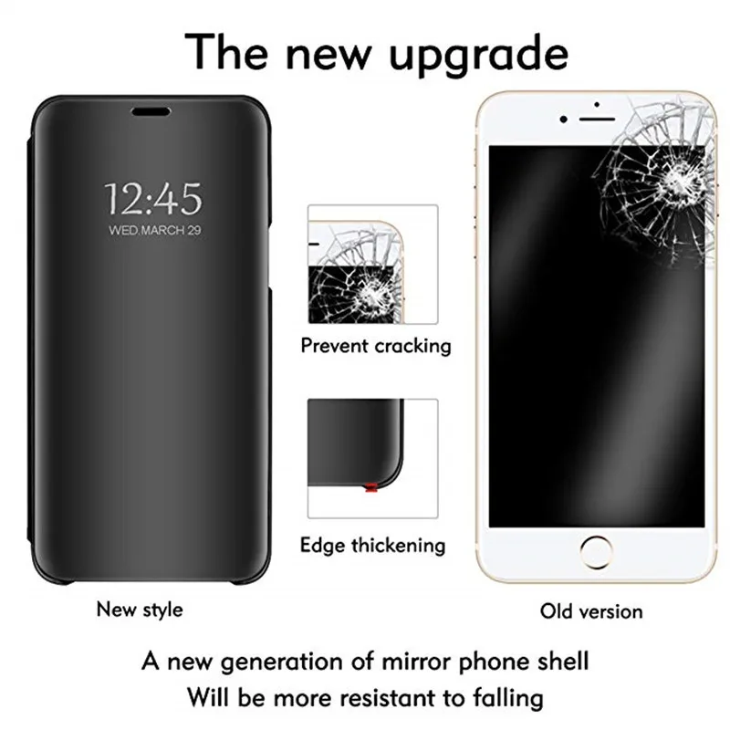 Чехол для OPPO A1k CPH1923 роскошное умное зеркало 6 1 дюйма откидной с полной защитой