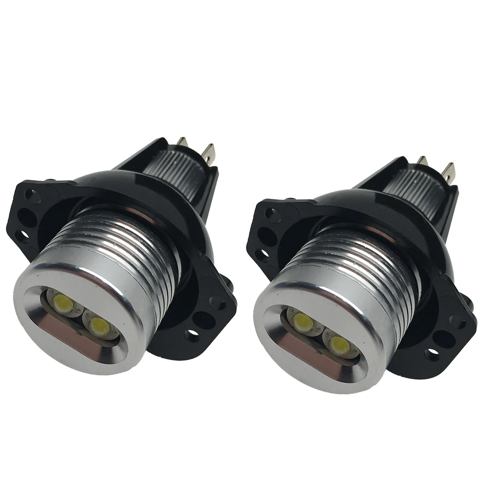 SUKIOTO 1 Pair 6W LED Marker E90 Angel Eyes Halo Ring White Blue Red E90 Marker DRL E91 Car Styling angelic eye LED car light