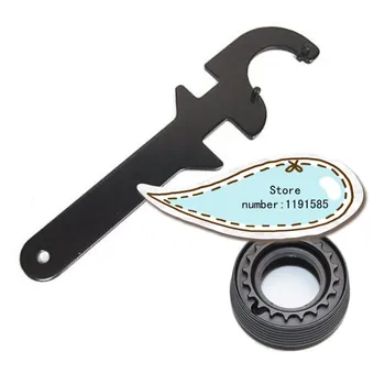 

Fixed Bent Ring Wrench Barrel Snap Spring and Barrel Nut for Airsoft M4/M16