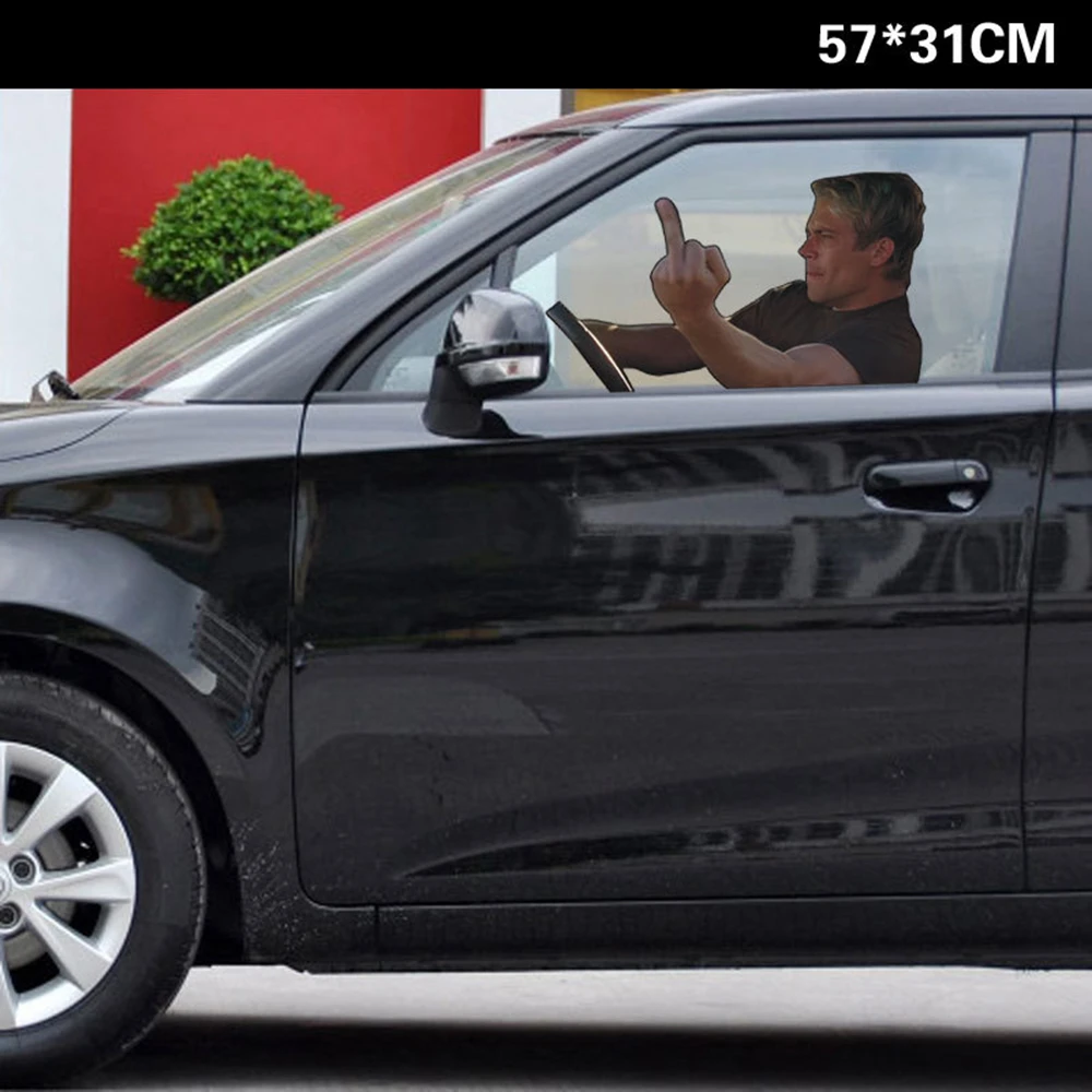 Car Styling Fast Furious Paul Walker Vin Diesel Car Window Sticker Glass Accessories Main Drive Perspective For Alfa Romeo 156 Car Window Sticker Paul Walkercar Accessories Aliexpress