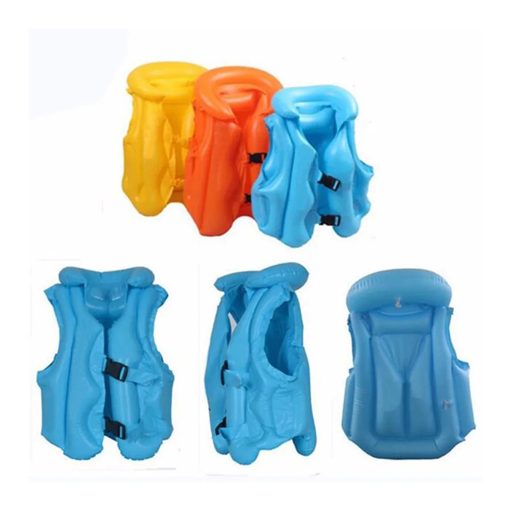 

Summer Portable Kids Children Safety Life Float Vest Inflatable Baby Toddler Swim Pool Tool New Swimming Wear