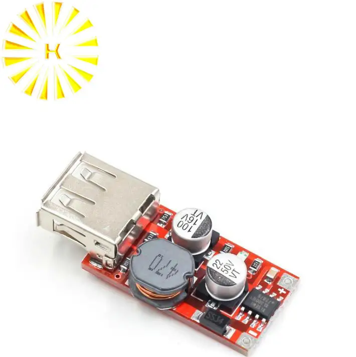 

Fine 6-24V 12V/24V to 5V 3A CAR USB Charger Module DC Buck step down Converter 12v 5v power supply module Connector