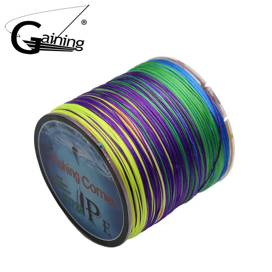 

8 Strands Braided Fishing Line 300m Multi Color Super Strong Japan Multifilament PE Braid Line 20lb 45lb 85lb 100lb 120lb 220lb