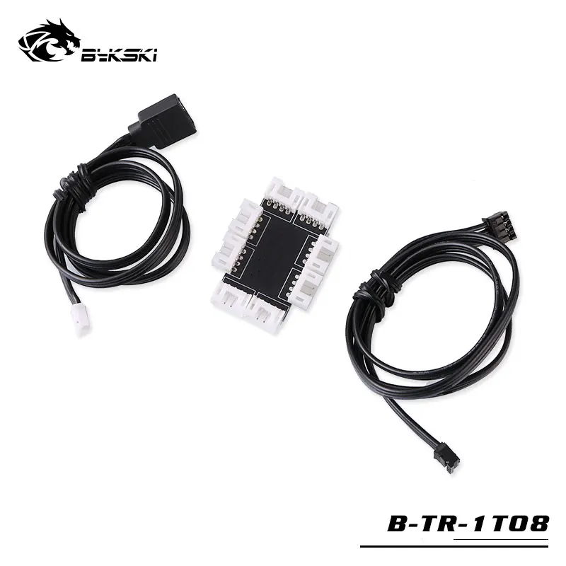 Bykski 5V 3PIN сплитер 1 до 8 концентратор USB освещение синхронизации материнская плата