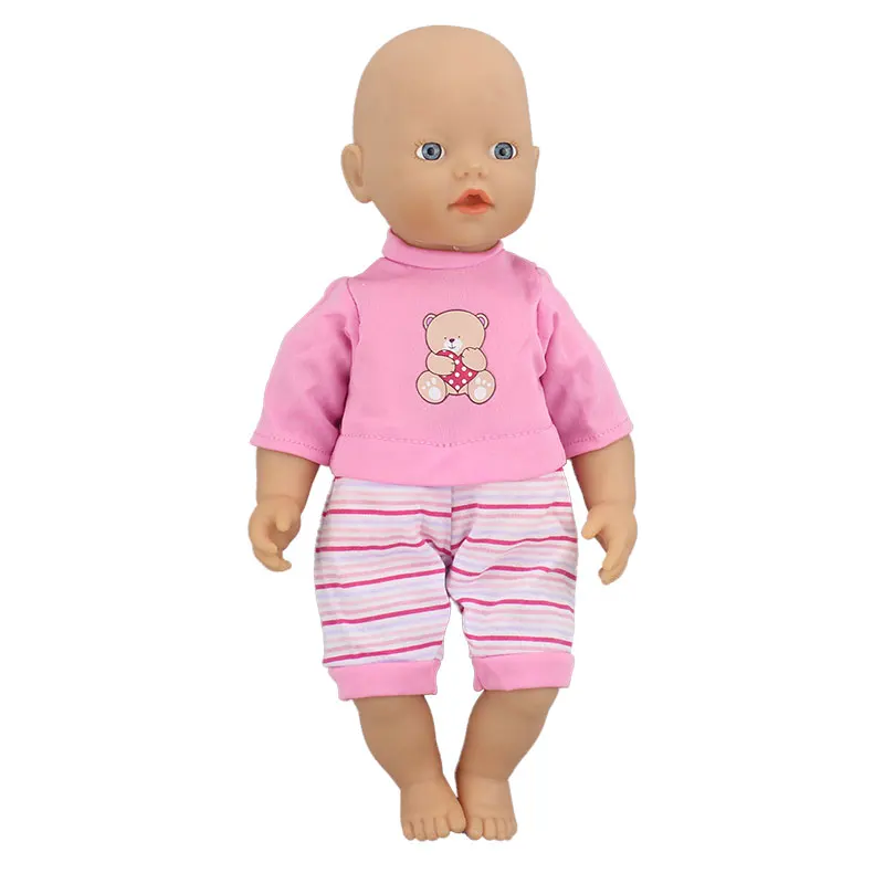 6 стилей комплект одежды подходит для 13 дюймов 32 см baby doll, детский лучший подарок на день рождения(продается только одежда - Цвет: 17