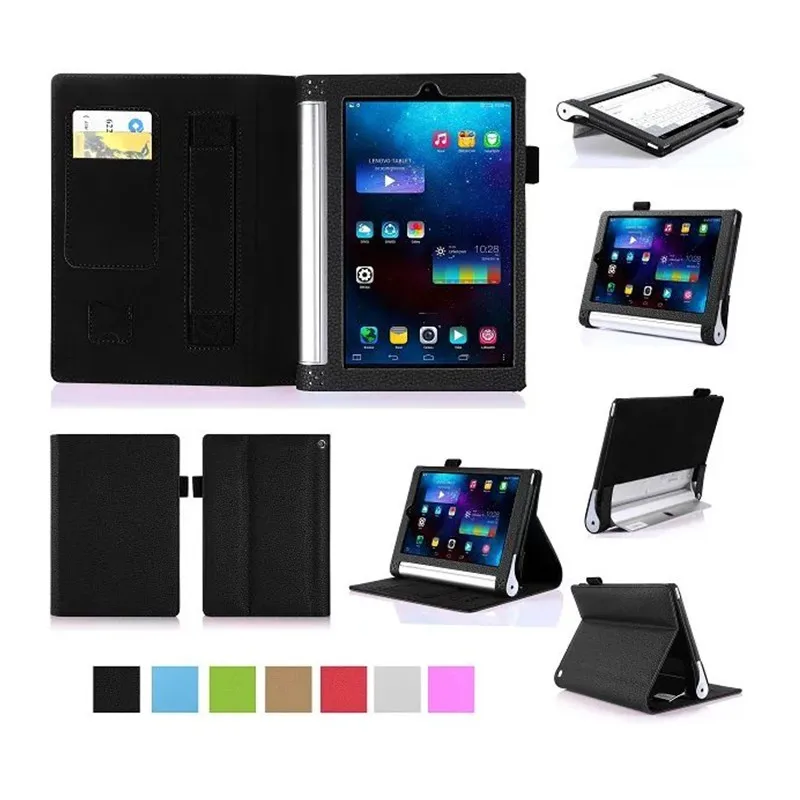 Кожаный чехол YNMIWEI для планшета Yoga Tab2 830F 830L 8 0 дюйма кошелек с ремешком на руку Lenovo
