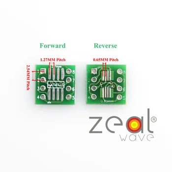 

6pcs/Lot Pin Header+SOP8 SO8 SOIC8 TSSOP8 To DIP8 Adapter PCB Conveter Board