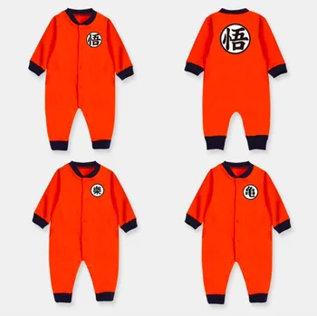 

Dragon Ball Spring Autumn Cotton Baby Boys Girls Babies Rompers Infant SON GOKU Long Sleeve Costume Jumpsuits Clothing SA2100